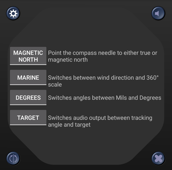 Compass options